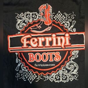 Unisex Ferrini Boots Advertising Tee